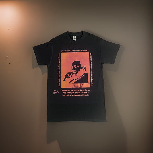Holographic Martin Luther king Black T-Shirt